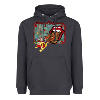 Smoke Merry Christmas Lips Santa Heavyweight Hoodie - Bettercallsaul