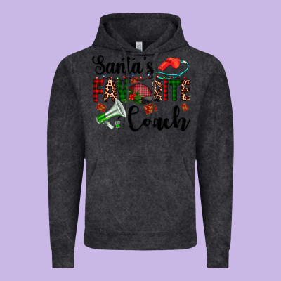 Santa's Favorite Coach Vintage Hoodie Designed By Adodesignshop