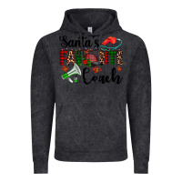 Vintage Black santa's favorite coach Vintage Hoodie - AdoDesignShop