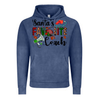Vintage Denim santa's favorite coach Vintage Hoodie - AdoDesignShop