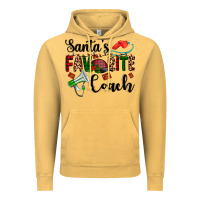 Vintage Mustard santa's favorite coach Vintage Hoodie - AdoDesignShop