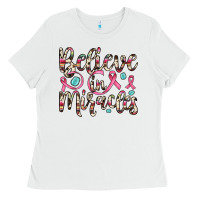 White believe in miracles Ladies Tee - JahusDesignShop