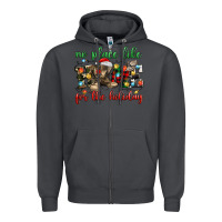 Smoke no place like for the holiday Zipper Hoodie - MaliasSmallBusiness