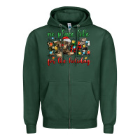 Sports Green no place like for the holiday Zipper Hoodie - MaliasSmallBusiness