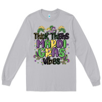 Moon Dust thick thighs mardi gras vibes Long Sleeve Tee - MaliasSmallBusiness