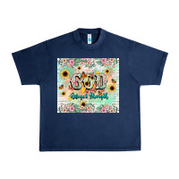 Navy god is my refugee and strength Urban Heavy Tee - NancyCooperArtShop