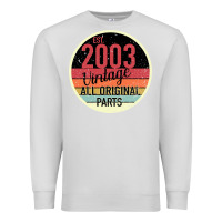 Dove Grey 16th Birthday gift Vintage 2003 Premium Sweatshirt - Bettercallsaul