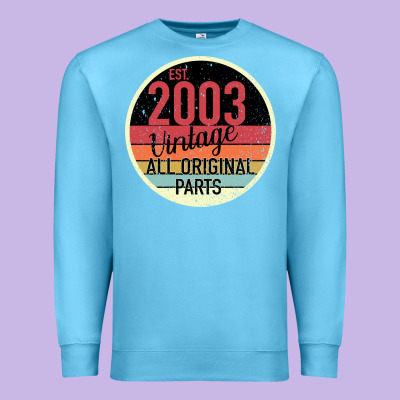 16th Birthday Gift Vintage 2003 Premium Sweatshirt Designed By Bettercallsaul