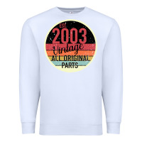 White 16th Birthday gift Vintage 2003 Premium Sweatshirt - Bettercallsaul