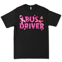 Black breast cancer bus driver Premium Tee - texasbilliewilder