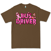 Cacao breast cancer bus driver Premium Tee - texasbilliewilder
