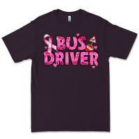 Plum breast cancer bus driver Premium Tee - texasbilliewilder