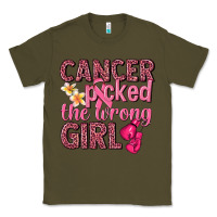 Army Green cancer picked the wrong girl Classic Tee - NancyCooperArtShop