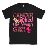 Black cancer picked the wrong girl Classic Tee - NancyCooperArtShop