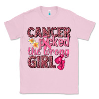 Bubblegum Pink cancer picked the wrong girl Classic Tee - NancyCooperArtShop