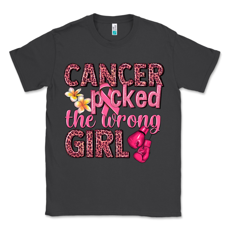 Cancer Picked The Wrong Girl Classic Tee by NancyCooperArtShop | Teevron