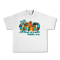 Lunar Rock with god all things are possible. cross Urban Heavy Tee - AdoDesignShop