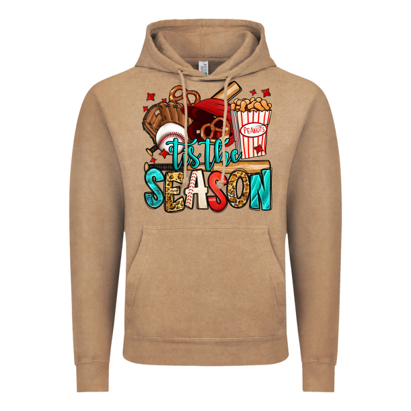 'tis The Season Baseball Game Vintage Hoodie by Jasminsmagicworld | Teevron