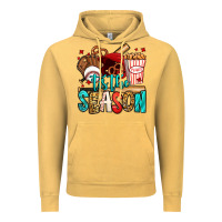 Vintage Mustard 'tis the season baseball game Vintage Hoodie - Jasminsmagicworld