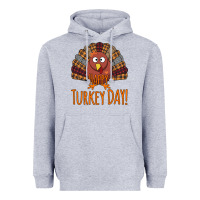 Heather Grey Happy Turkey Day - Thanksgiving Party Heavyweight Hoodie - Bettercallsaul