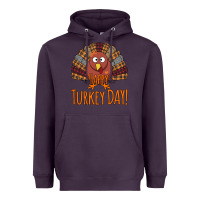 Plum Happy Turkey Day - Thanksgiving Party Heavyweight Hoodie - Bettercallsaul