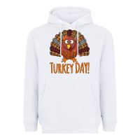 White Happy Turkey Day - Thanksgiving Party Heavyweight Hoodie - Bettercallsaul