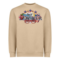 Mushroom american teacher Heavyweight Sweatshirt - NancyCooperArtShop