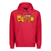 Cardinal Thanksgiving Coffee Cups Premium Hoodie - texasbilliewilder