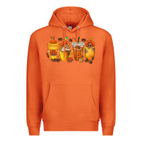 Carrot Thanksgiving Coffee Cups Premium Hoodie - texasbilliewilder