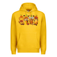 Lemon Thanksgiving Coffee Cups Premium Hoodie - texasbilliewilder