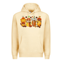 Pina Colada Thanksgiving Coffee Cups Premium Hoodie - texasbilliewilder