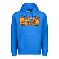 True Royal Thanksgiving Coffee Cups Premium Hoodie - texasbilliewilder