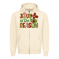 Sandshell jesus is the reason Zipper Hoodie - MaliasSmallBusiness