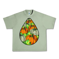 Oil Green Fall Teardrop Urban Heavy Tee - LillyAllenDesigns