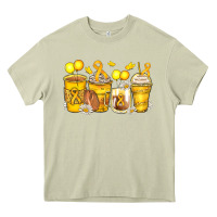 Mossy childhood cancer coffee cups Heavy Core Tee - Zillion Design Studio