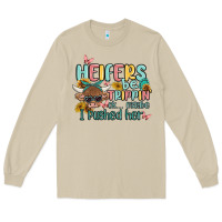 Mushroom heifers be trippin' Long Sleeve Tee - MaliasSmallBusiness