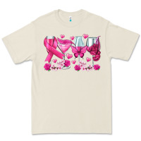Bone breast cancer wine glasses Premium Tee - texasbilliewilder