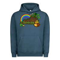 Pigment Midnight Navy kentucky map st.patricks Urban Hoodie - CowGirlArtShop