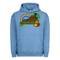 Pigment Pebble Blue kentucky map st.patricks Urban Hoodie - CowGirlArtShop