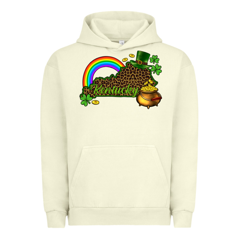 Kentucky Map St.patricks Urban Hoodie by CowGirlArtShop | Teevron