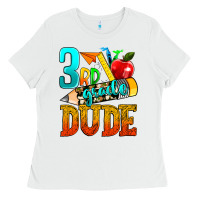 White 3rd grade dude Ladies Tee - texasbilliewilder