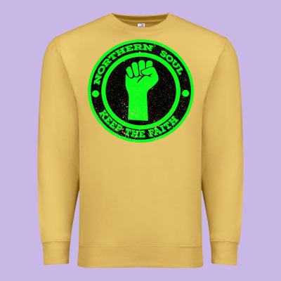 Northern Soul Keep The Faith Premium Sweatshirt Designed By Bettercallsaul