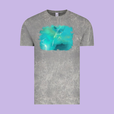 Turquoise Background Vintage Tee Designed By Adodesignshop