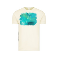 Vintage Arctic turquoise background Vintage Tee - AdoDesignShop