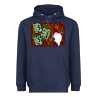 Navy Ho Ho Ho Gnomes Heavyweight Hoodie - Bettercallsaul