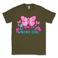 Army Green cancer picked the wrong girl Classic Tee - NancyCooperArtShop