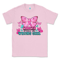 Bubblegum Pink cancer picked the wrong girl Classic Tee - NancyCooperArtShop