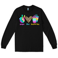 Black peace love loaded tea Long Sleeve Tee - JahusDesignShop