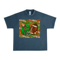 Midnight Navy go american football leopard Urban Heavy Tee - NancyCooperArtShop