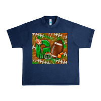Navy go american football leopard Urban Heavy Tee - NancyCooperArtShop